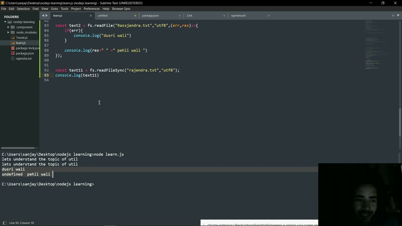 util module in nodejs