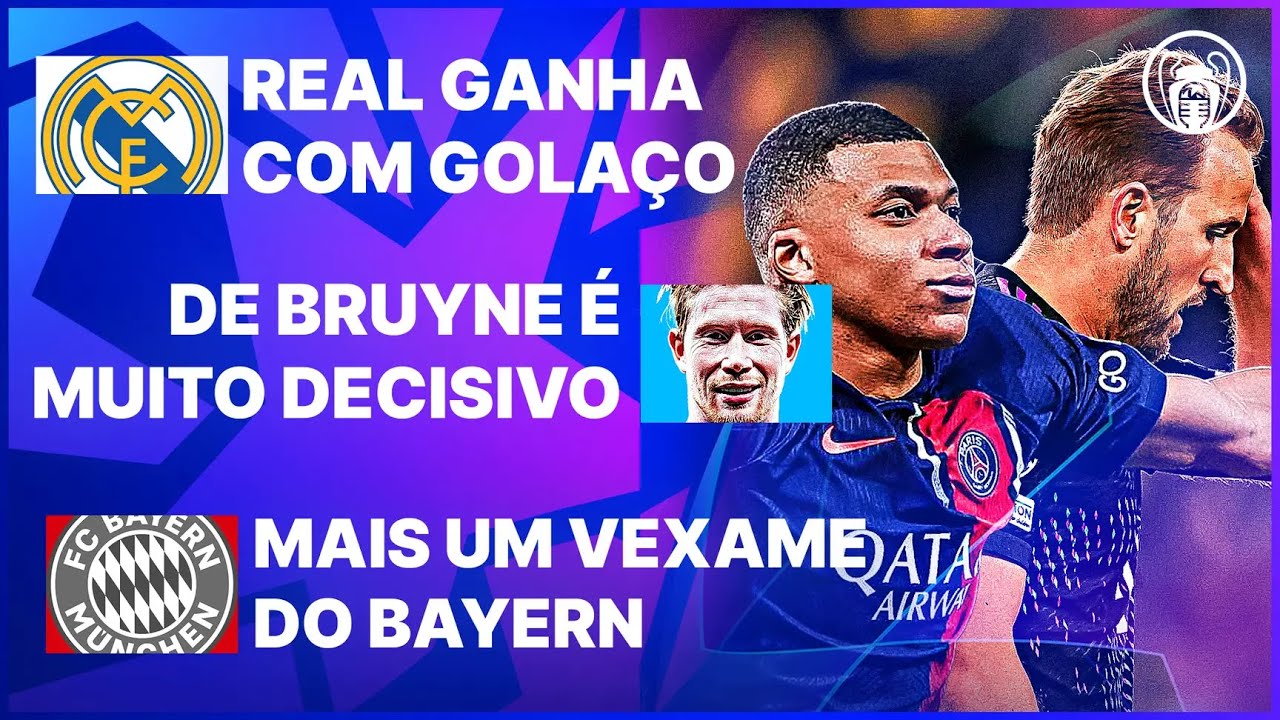 RESUM&Atilde;O das OITAVAS da Champions 2023/24! | Primeira Semana