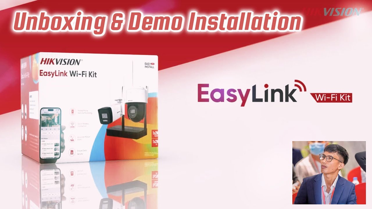 Hikvision EasyLink Wi-Fi Kits | Unboxing & Demo Installation NKS424W02H Wi-Fi Kit