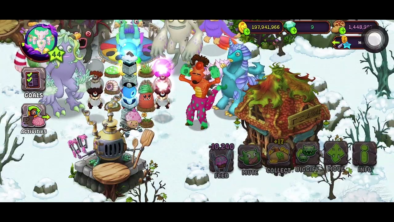 Getting Bbli$zard on Cold Island in #mysingingmonsters 