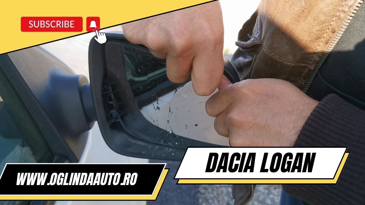 Dacia Logan an 2007-2021 oglinda sparta cum se demonteaza