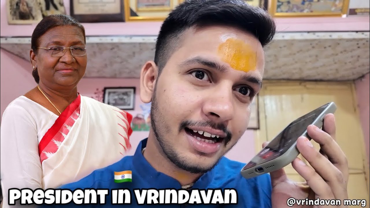 🌸 President in Vrindavan | First Time Ever Clean & Beautiful Vrindavan ✨