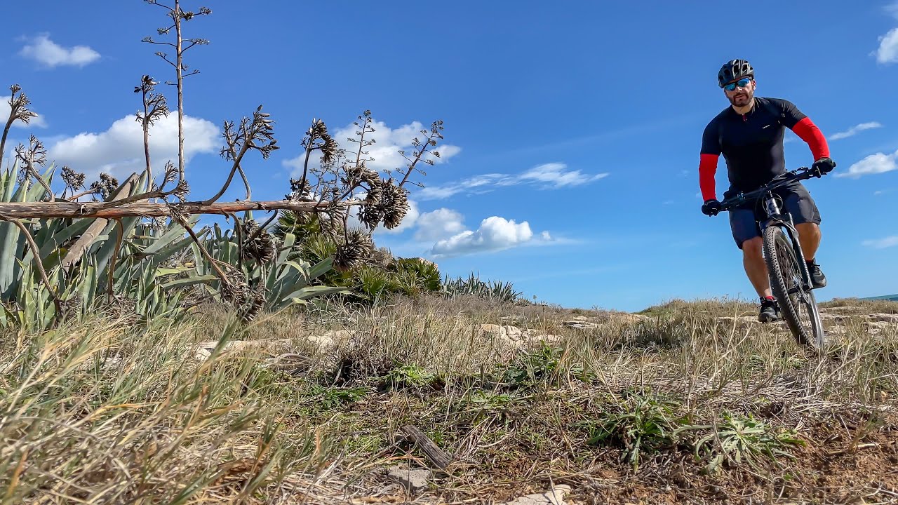 Sicilia in MTB in 4K da Scicli a Sampieri (Sicily, Italy)