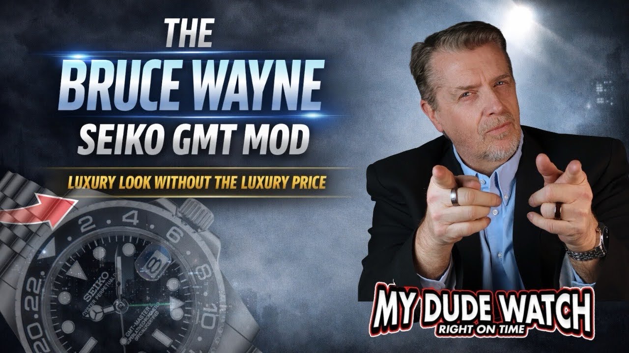 &bdquo;Ten mod Seiko NH34 GMT wygląda jak Rolex za 10 000 dolar&oacute;w (recenzja moda Bruce&rsquo;a Wayne&rsquo;a)&rdquo;