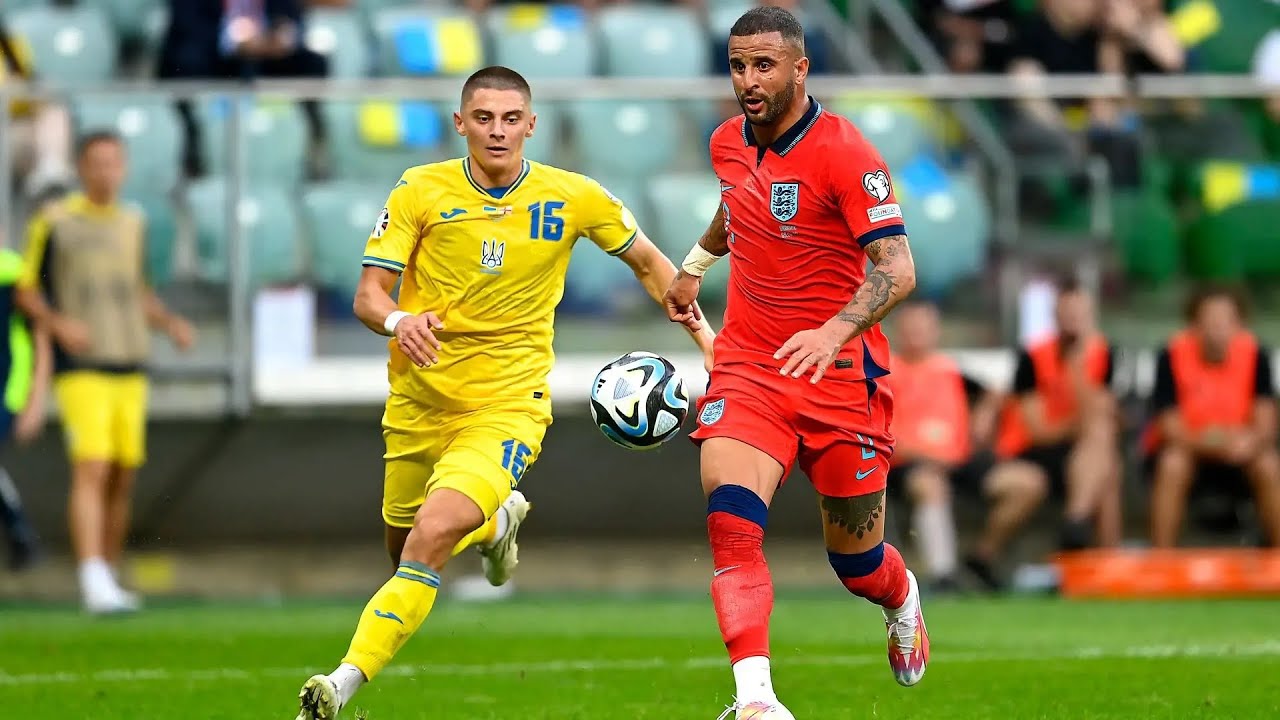 Kyle Walker Dominant Display vs Ukraine | HD 1080p | Full Match Highlights