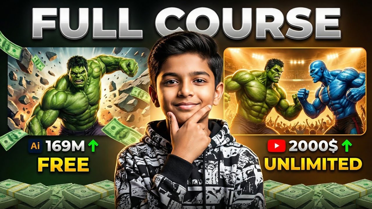 Make viral Halk AI Video(FULL COURSE) Halk wala video Kaise banaye | Ai Video 