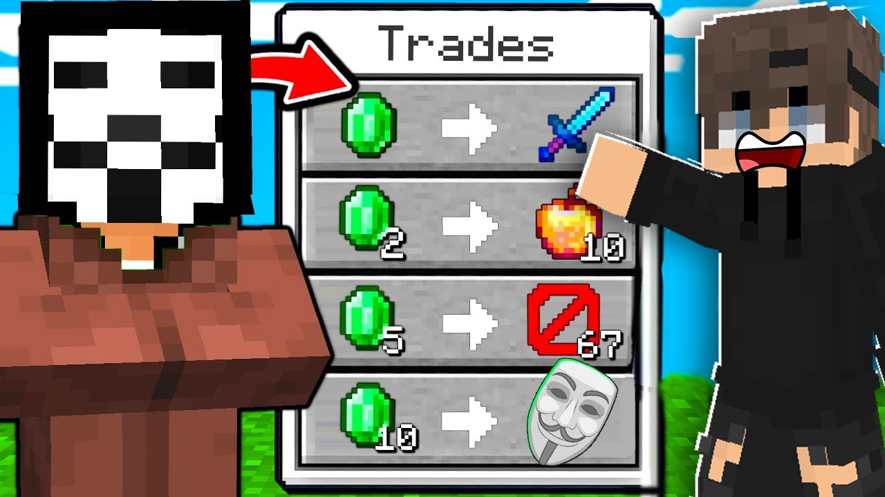 ماين كرافت ولكن اليوتيوبرز يتقايضون اغراض اسطورية ؟!