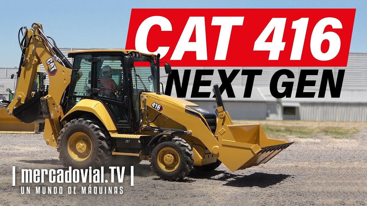 NUEVAS Retroexcavadoras Caterpillar 416 Next Gen | Finning Argentina | Mercado Vial TV