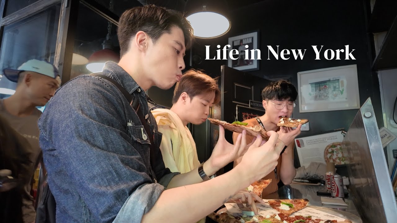 VLOG｜傳說中紐約最好吃的Pizza🍕 深入布魯克林 沒去過的美咖啡廳 完美的長週末！｜Life in NYC