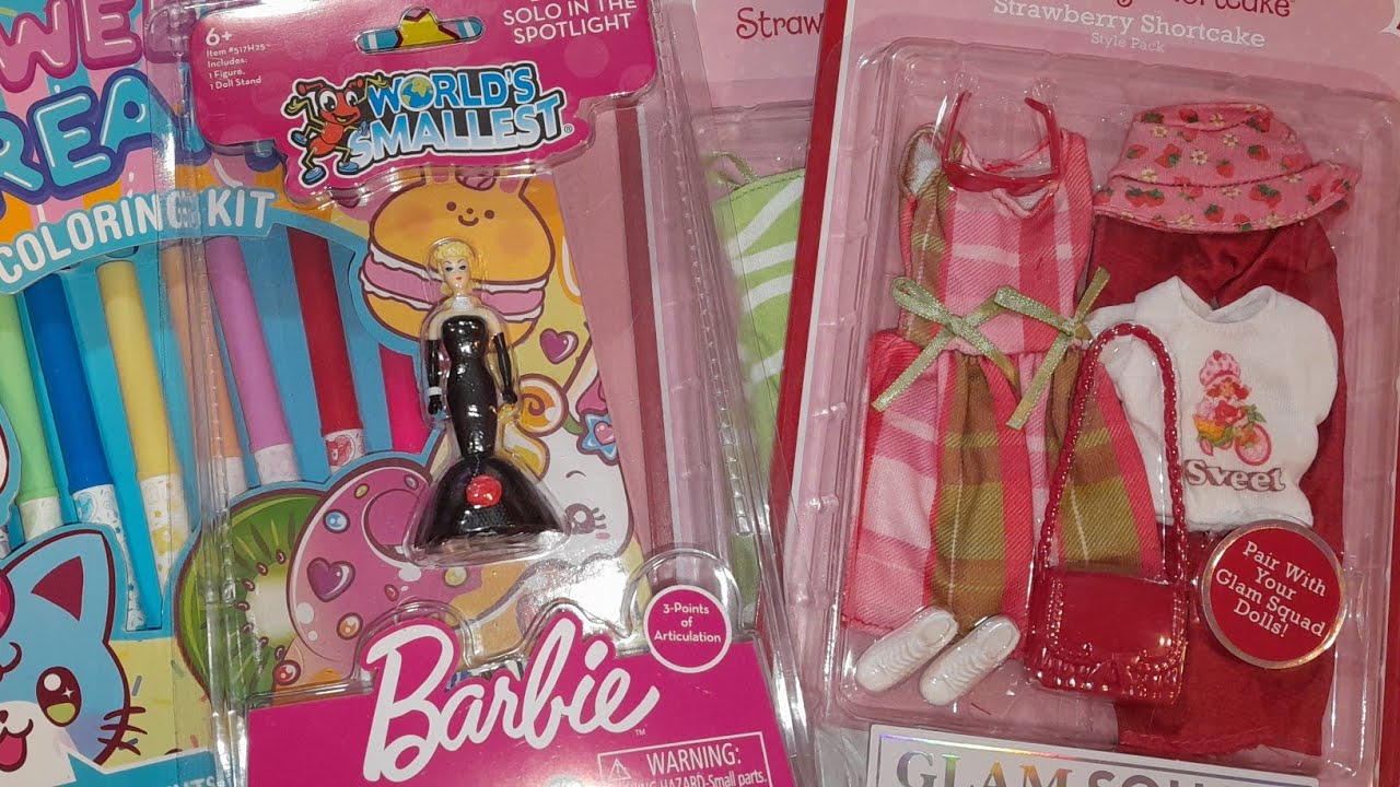 Worlds Smallest Barbie, Strawberry Shortcake Fashion Packs + More