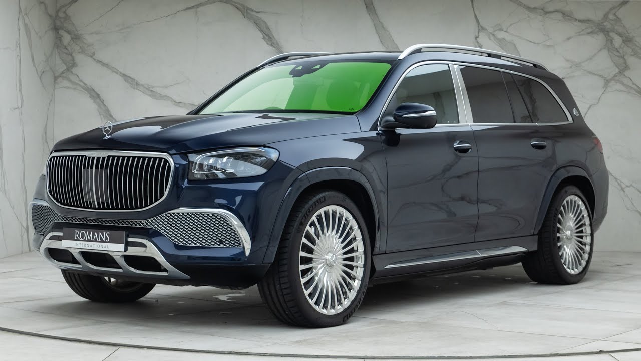 2021 Mercedes-Maybach GLS 600 First Class - Cavansite Blue Metallic - Walkaround & Interior & Revs