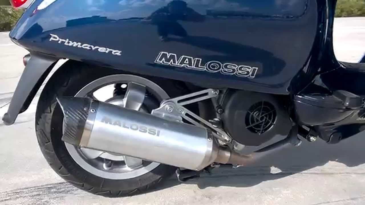 Vespa Primavera Malossi 180cc acceleration