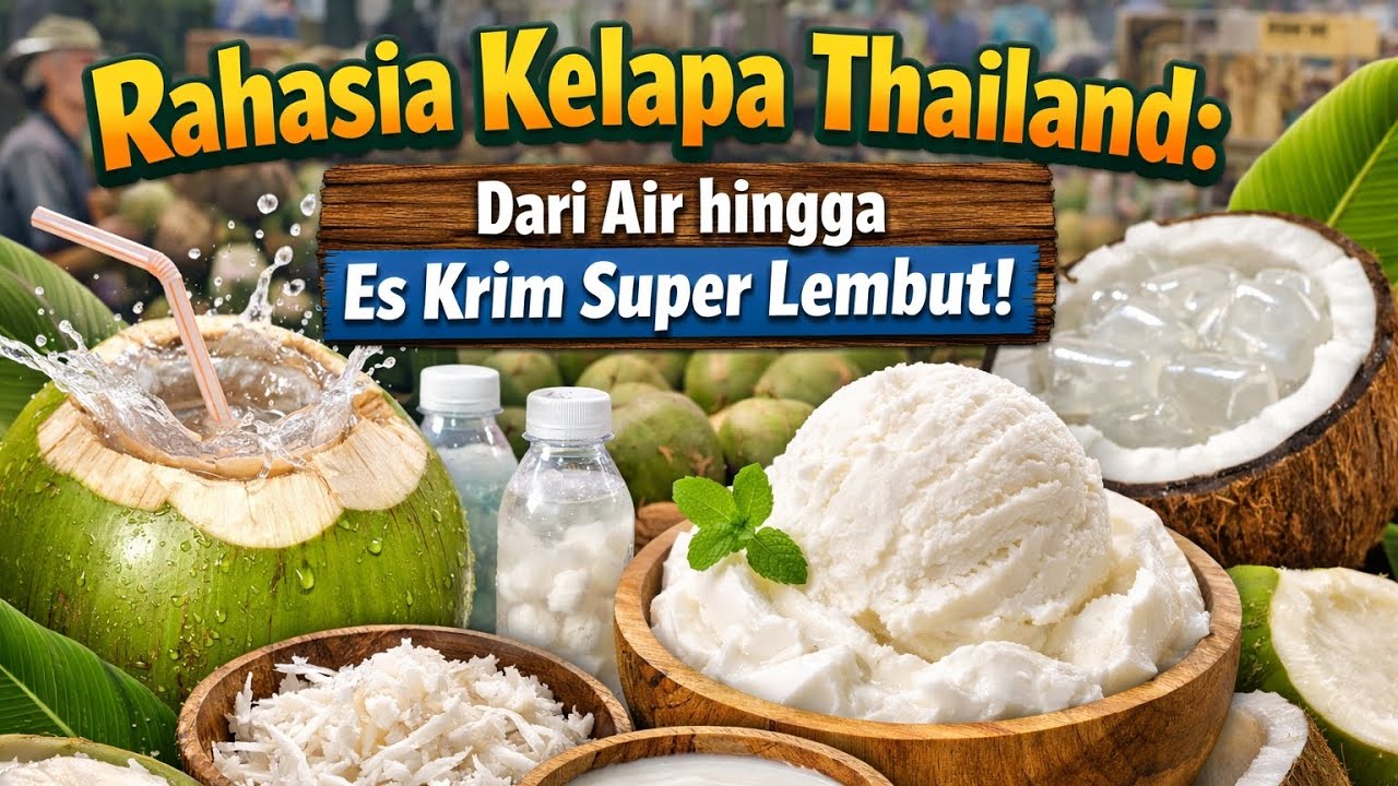 Rahasia Kelapa Thailand Dari Air hingga Es Krim Super Lembut! (@TSTLANGGENG) #faktaunik #faktadunia 