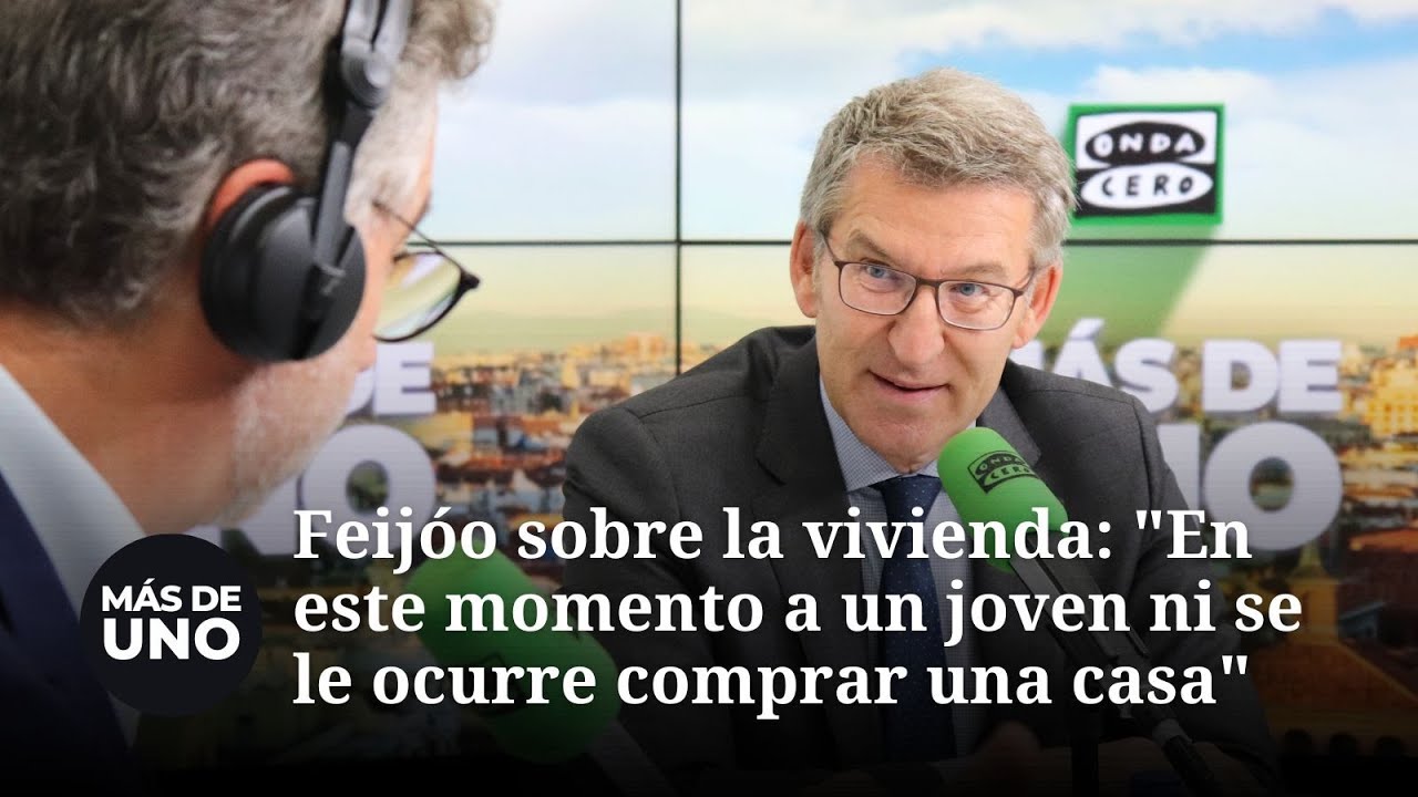 Feijóo sobre la crisis de la vivienda: 