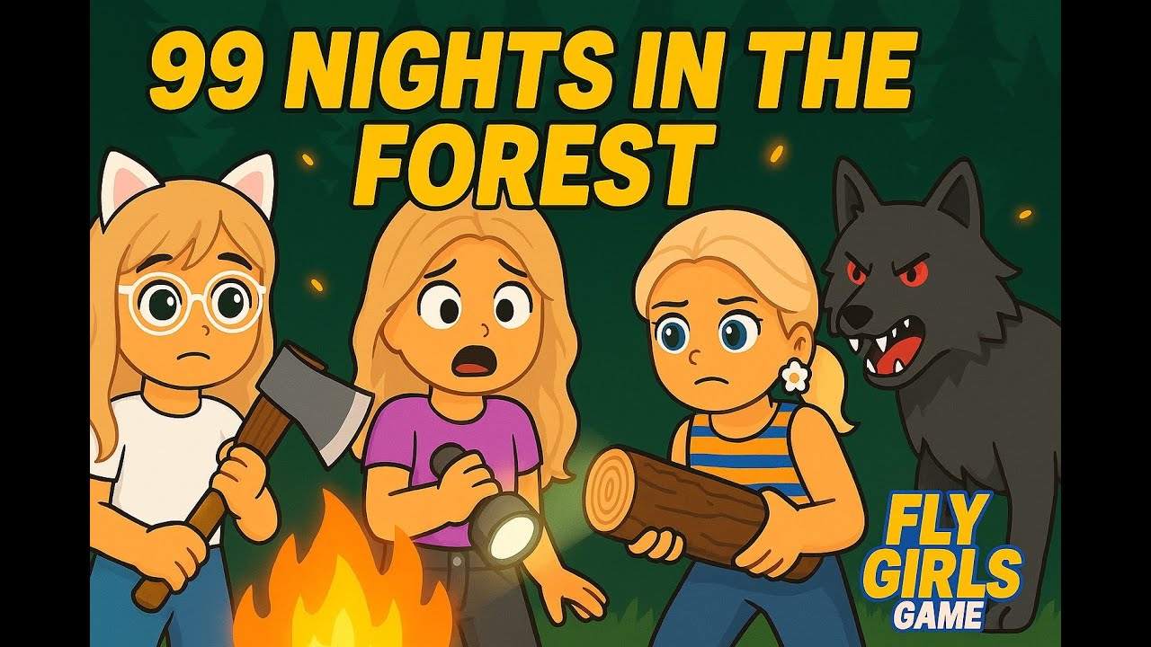 99 Nights in the Forest 🌲🔥 Can We Survive the Wolves?! | Roblox Roleplay Adventure