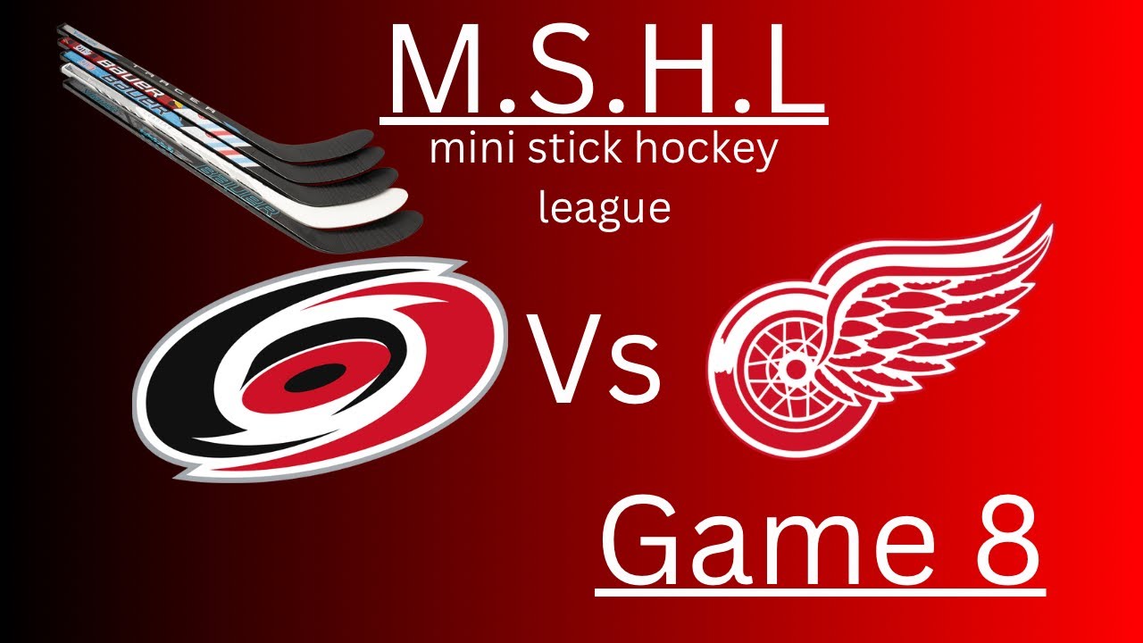 Knee hockey MSHL game 8 red wings vs hurricanes