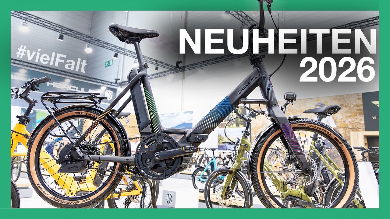Das sind die HERCULES E-BIKE Neuheiten 2026! #vielFalt