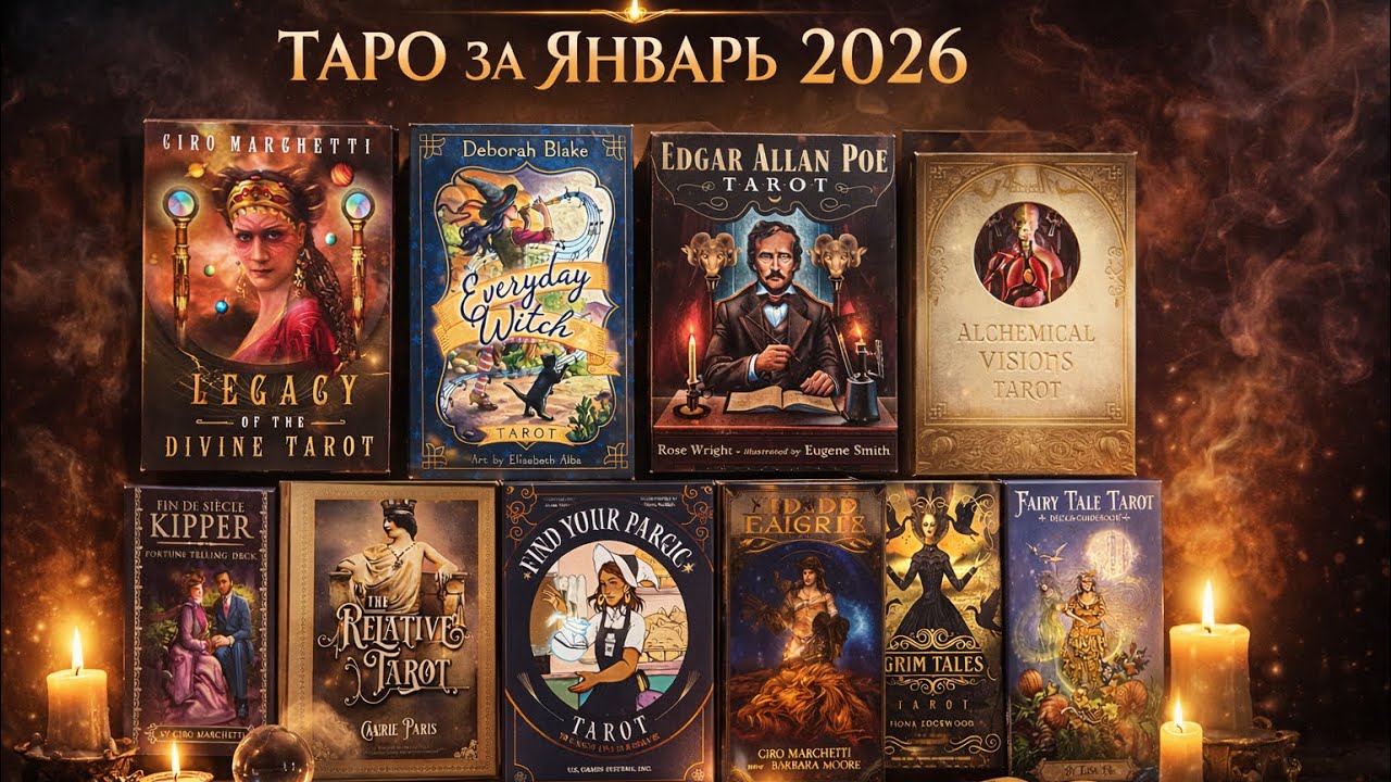 ПОПОЛНЕНИЕ КОЛЛЕКЦИИ ТАРО — ЯНВАРЬ 2026
