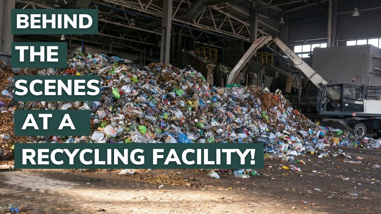 Behind the scenes at a Toronto Recycling Facility. Where does all that waste go?