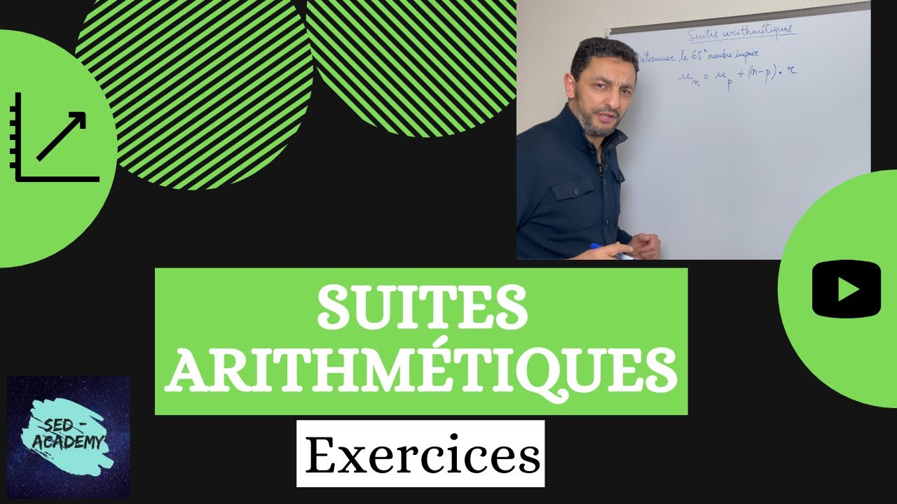 Suites Arithmétiques - Calcul d’un terme, de la raison et d’un rang - Exercices