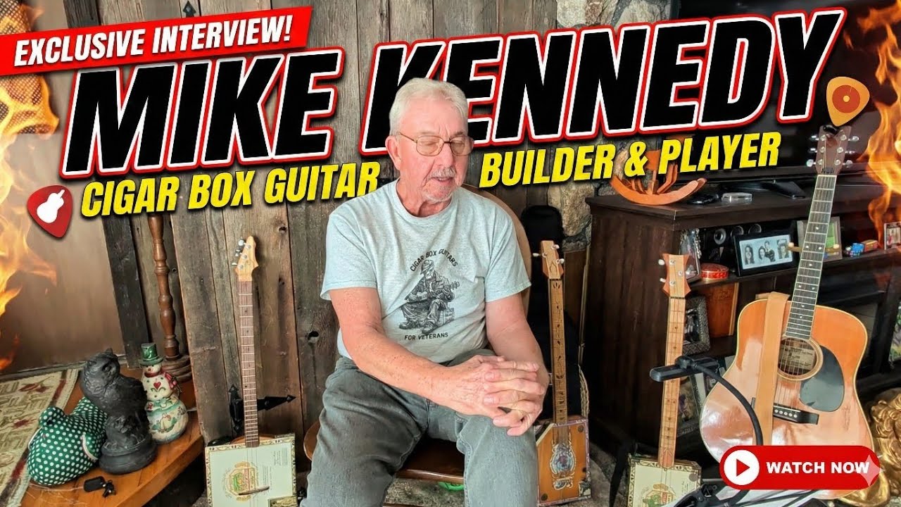 Cigar Box Guitars | Meet Mike Kennedy A Builder and Player Of these Amazing Guitars