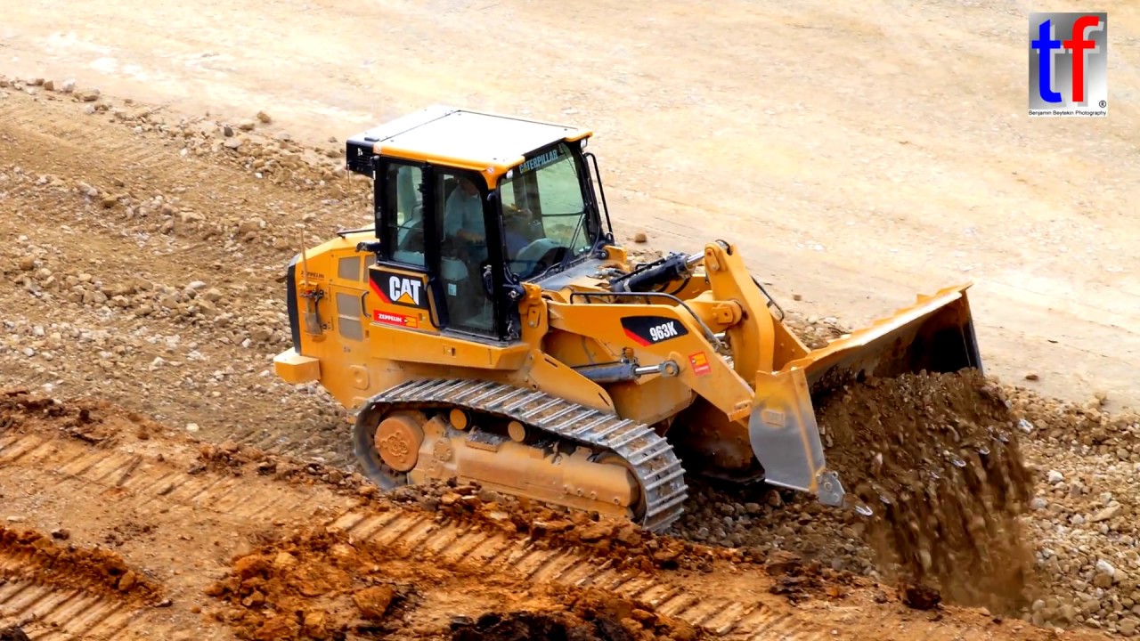 CATERPILLAR 963K Track Loader / Kettenlader @ Work, Germany, 2017.