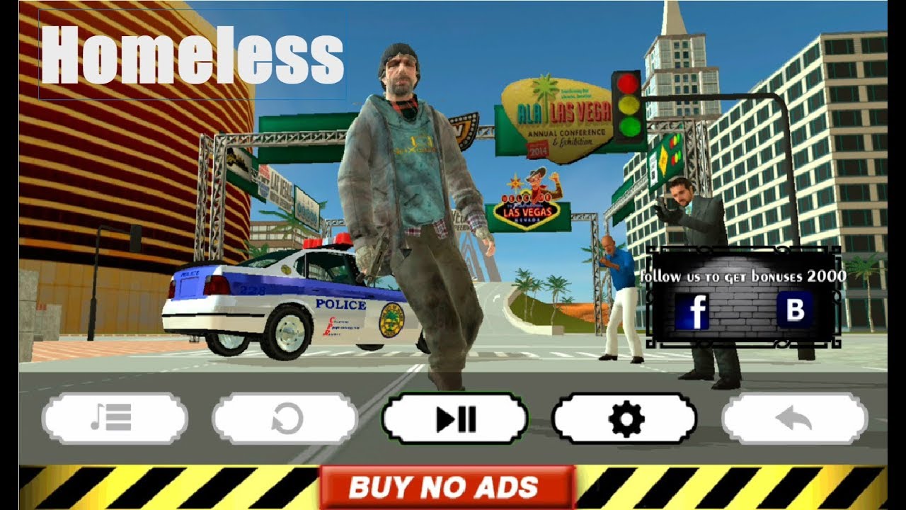 ► Homeless - GTA Open World Crime Simulator (Good Thoughts Affect) Android Gameplay