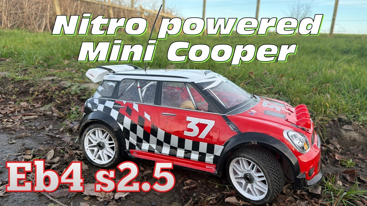Самый реалистичный в мире радиоуправляемый Mini Cooper с нитромотором 🏎️💥💨