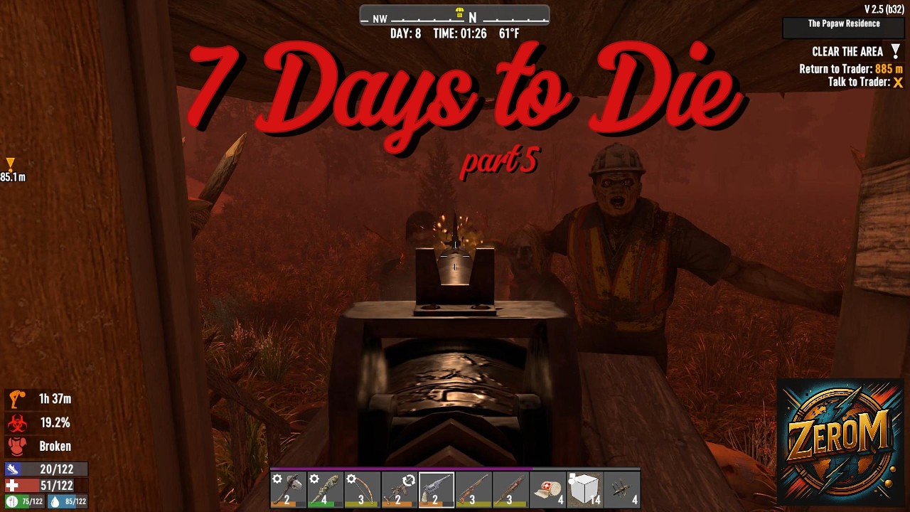 7 Days to Die V2.5 Gameplay in 4K part 5 (No Commentary)