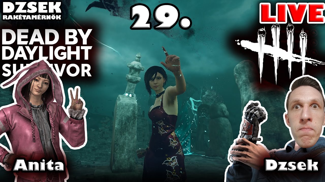 🔴 Dead by Daylight - SURVIVOR - 29. Rész - Ha Hétfő Hát Halloweeni Hülyülés
