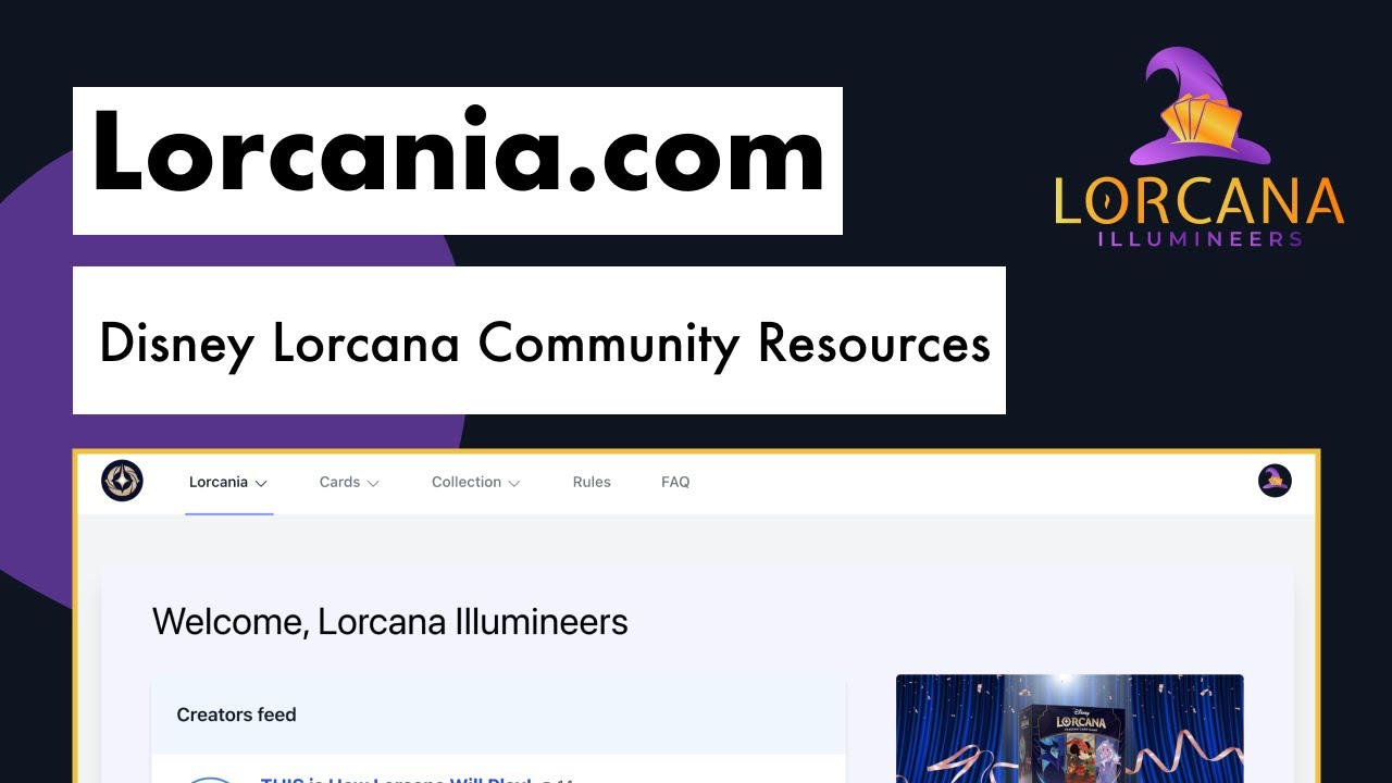Lorcania.com - Disney Lorcana Community Resources