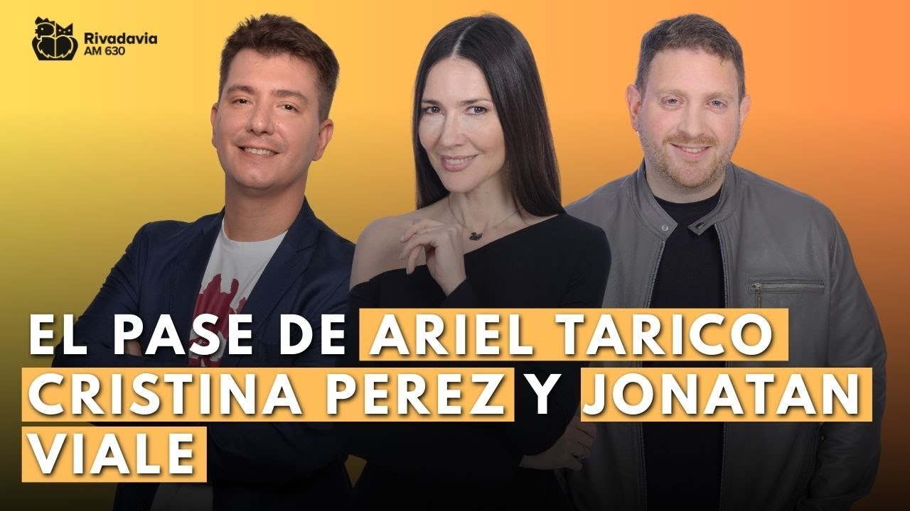 Volvé a ver el PASE entre CRISTINA PÉREZ, JONATAN VIALE Y ARIEL TARICO