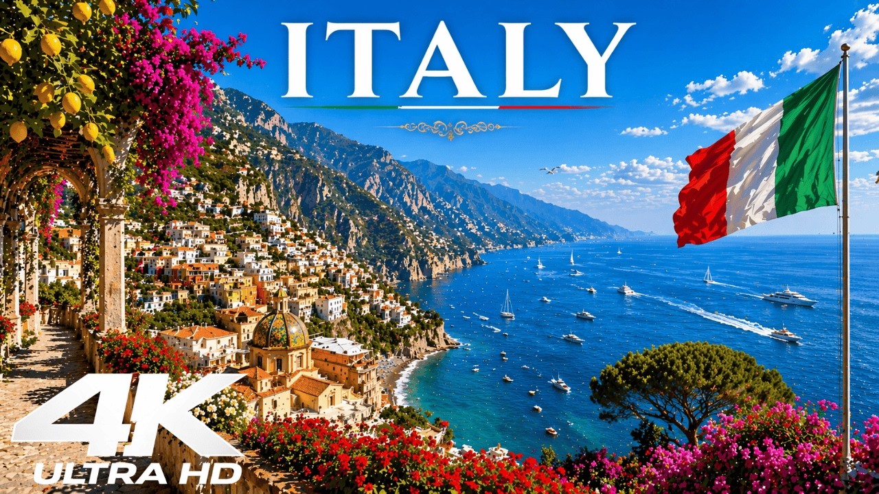 Italy from the Sky 🇮🇹 | Cinematic 4K Drone Cityscapes & Ambient Views