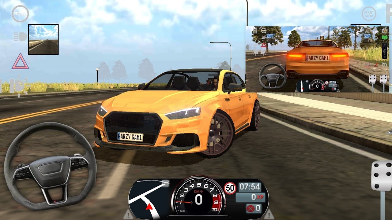 Audi Rs3 driving school simulator gameplay 