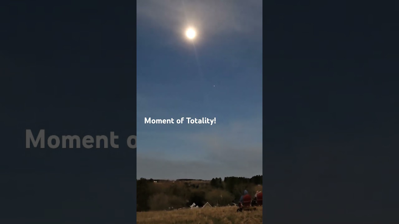 Moment of Totality! #Totality #eclipse #eclipse2024 #totaleclipse2024 #totaleclipse #newyork #umbra