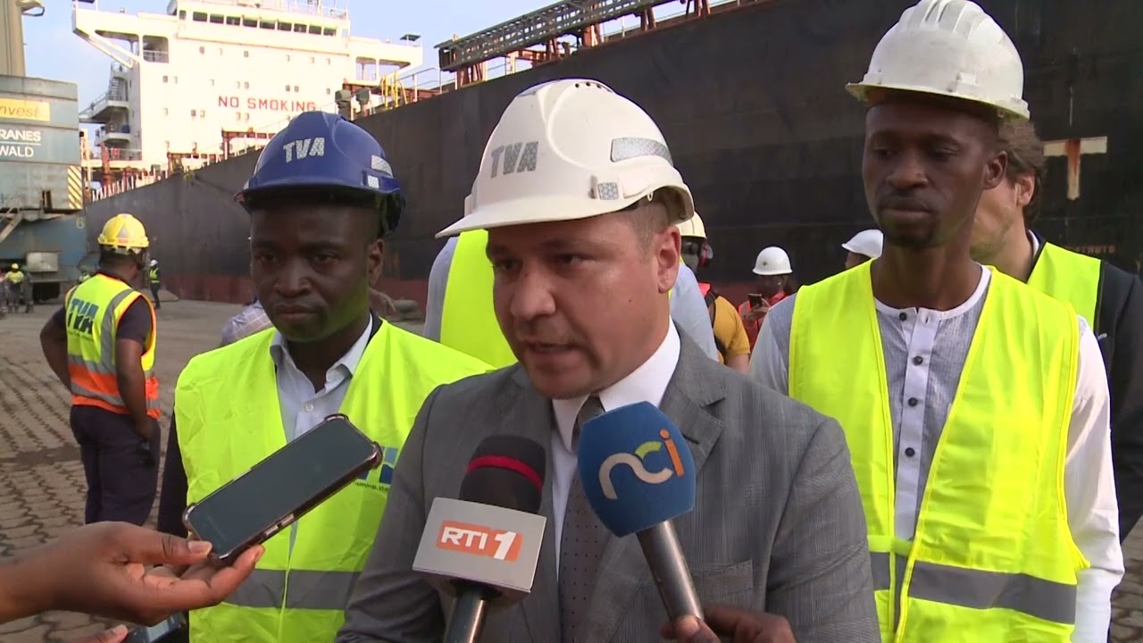 Le terminal vraquier du Port Autonome d'Abidjan accueille un navire de 230 mètres