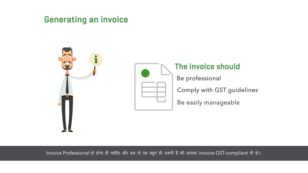 How to create GST-compliant invoices in Quickbooks (with Hindi subtitles)