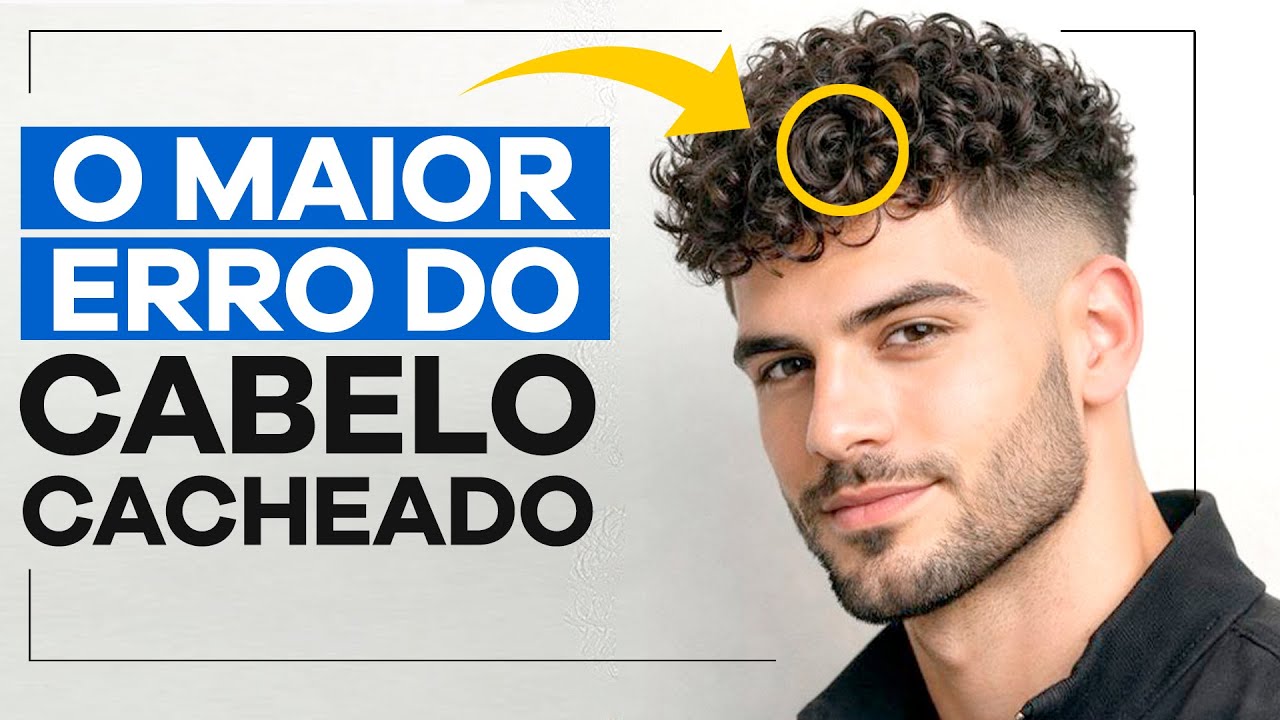 o GUIA do CABELO CACHEADO MASCULINO | CORTE de CABELO MASCULINO