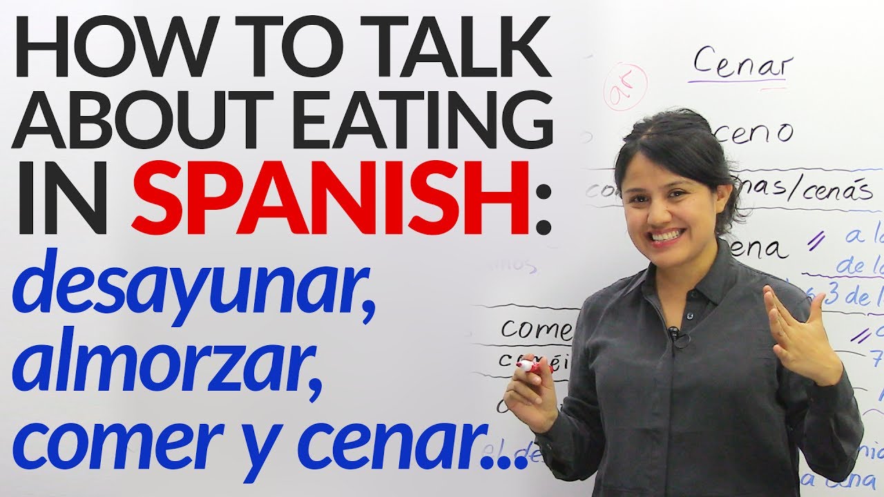 Learn how to talk about eating in Spanish