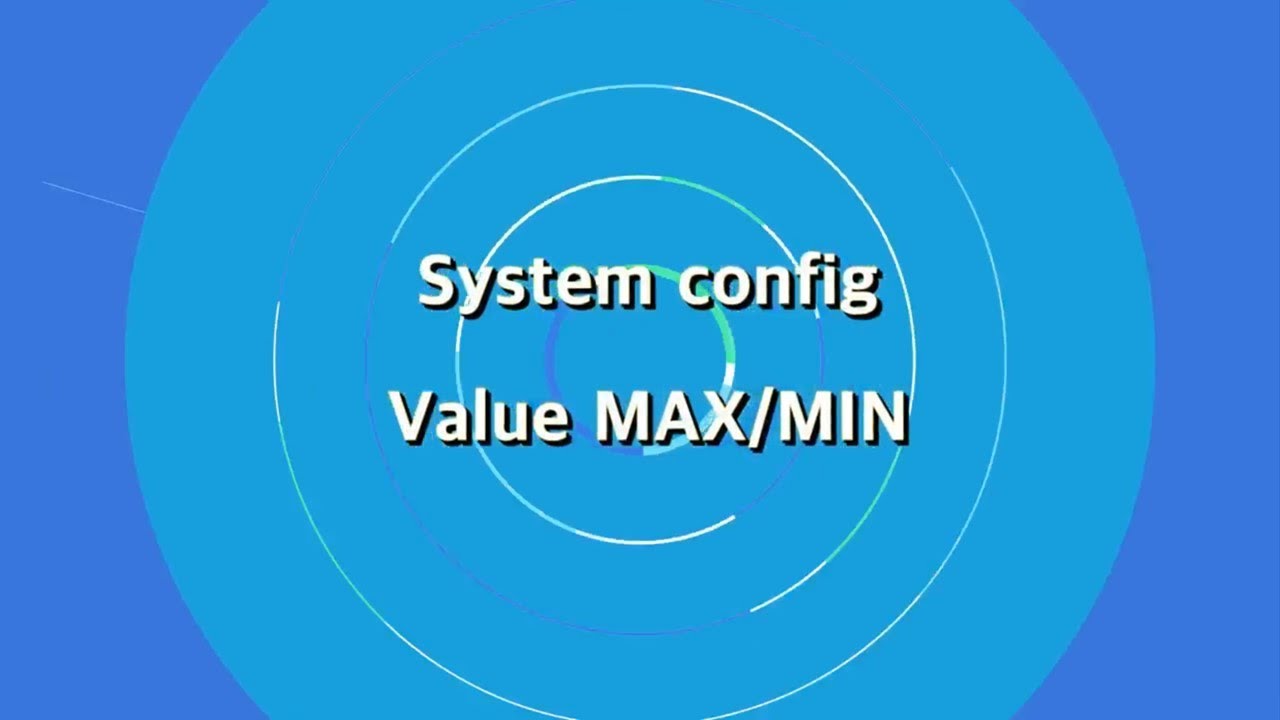 4-7  Set the Max/Min values