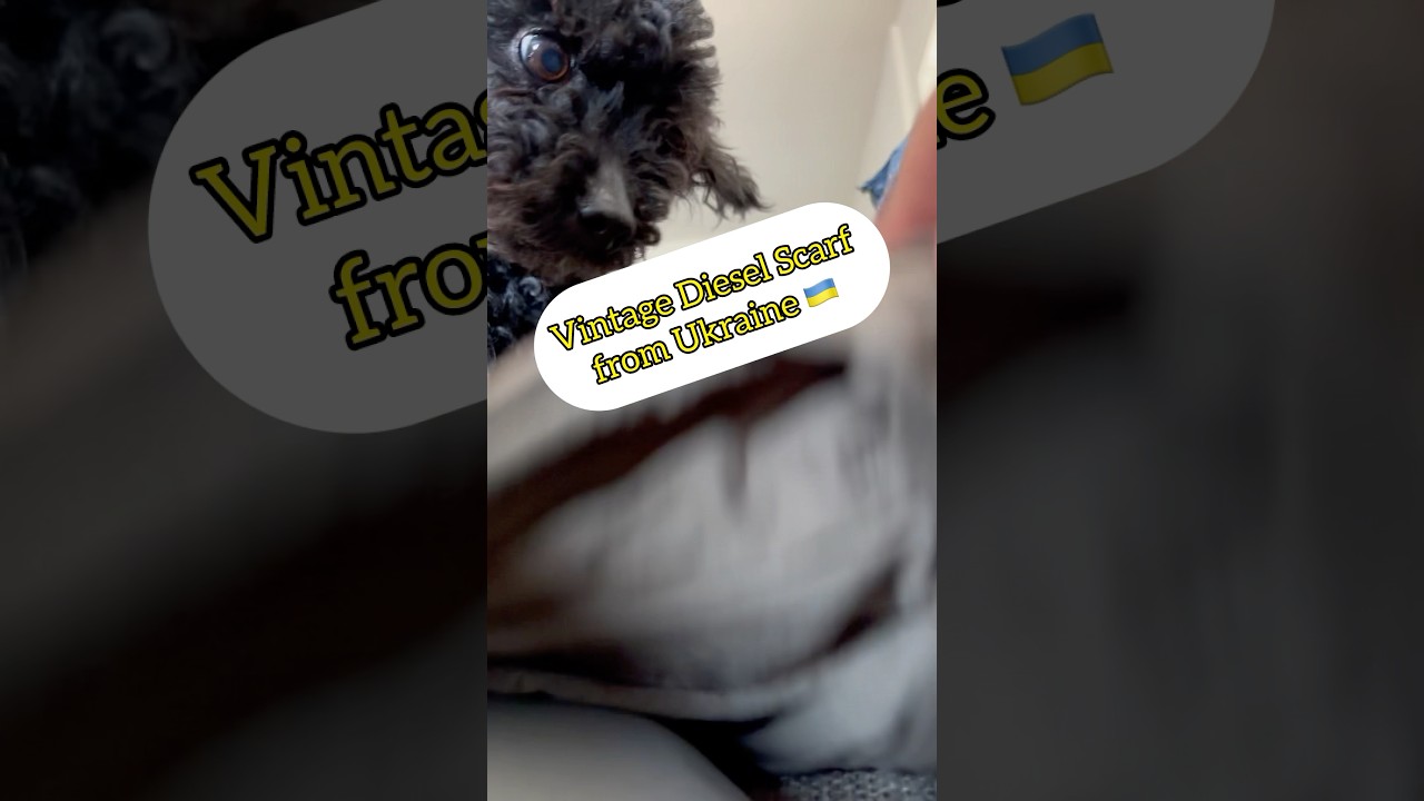Unboxing Scarfs from Ukraine with Dog Shop Ukrainian Sellers Support Ukraine #slavaukraine #asmr