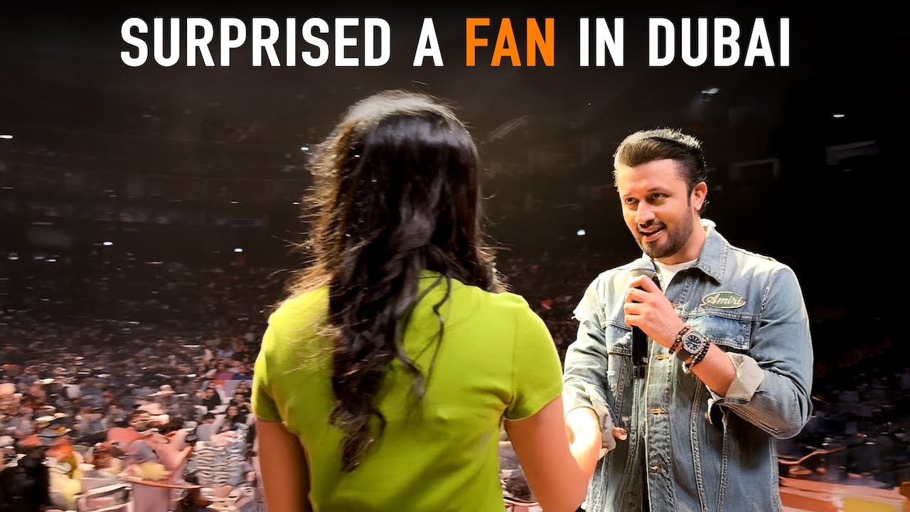 Surprised a fan on stage in Dubai | vlog