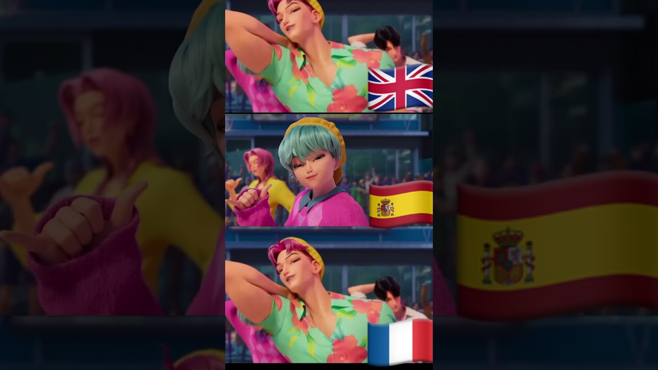 Soda pop in 3 languages versions : 🇬🇧🇪🇸🇫🇷 #demonhunters #sodapop #french #spanish #english