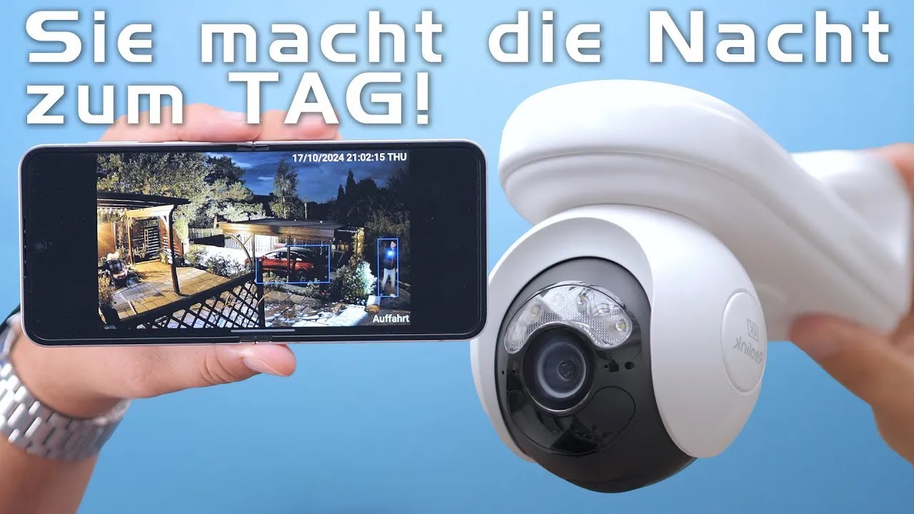 𝙍𝙚𝙤𝙡𝙞𝙣𝙠 𝘼𝙡𝙩𝙖𝙨 𝙋𝙏 𝙐𝙡𝙩𝙧𝙖 - Überwachungskamera im Langzeittest: 4K Farb-Nachtsicht & KI-Tracking