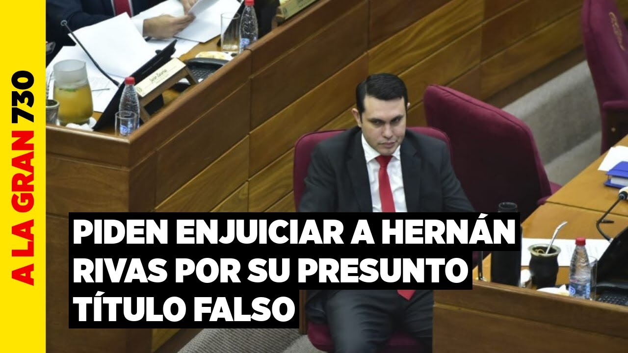 Fiscalas solicitan reabrir causa contra el senador Hernán Rivas por su supuesto título falso