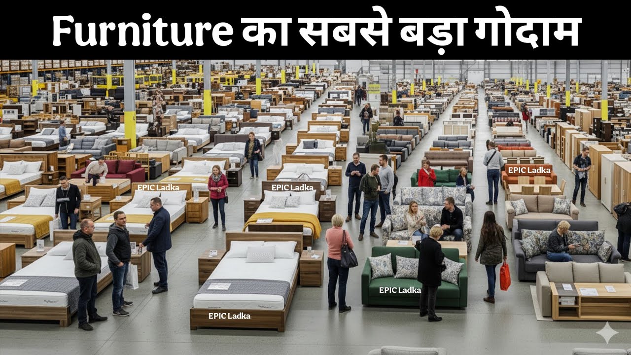 CHEAPEST FURNITURE MARKET DELHI🔥,Double Bed 8000, 5 seater sofa 7500,Almirah 2500 #Furniture