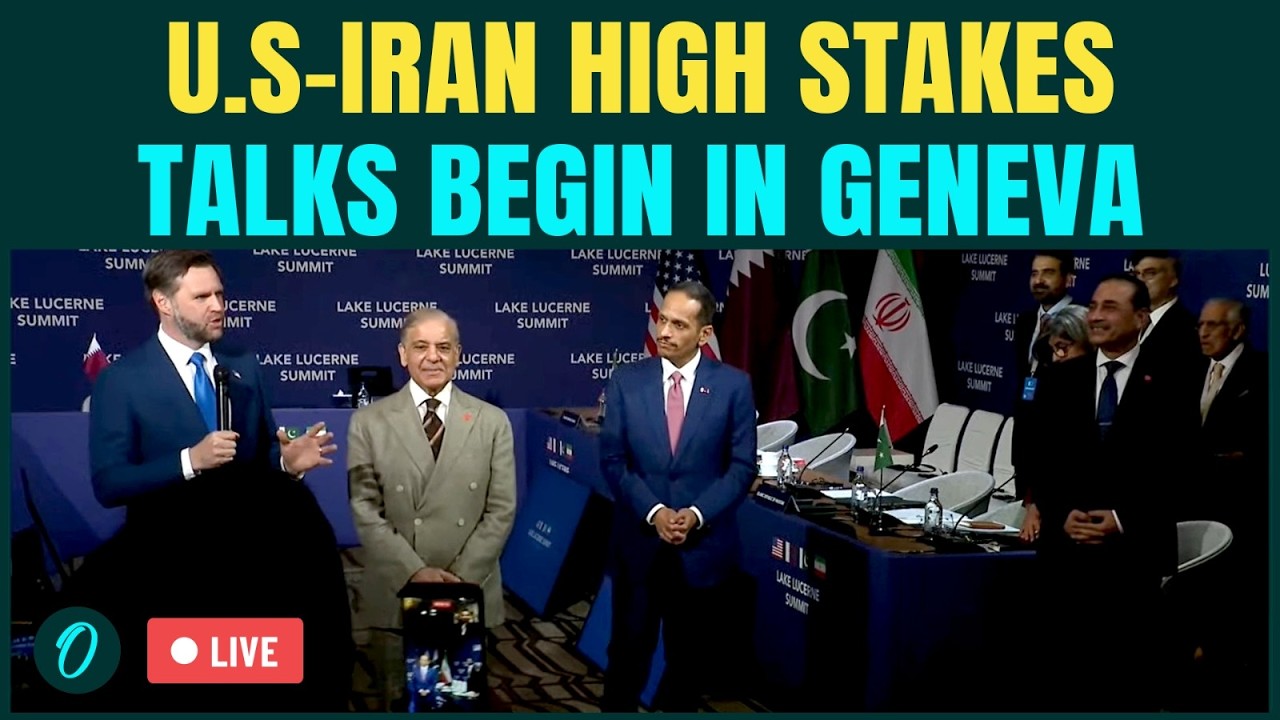 U.S-Iran Talks Geneva LIVE | JD Vance Meets Iranian Delegation | Iran's SHOCKING Demands LIVE