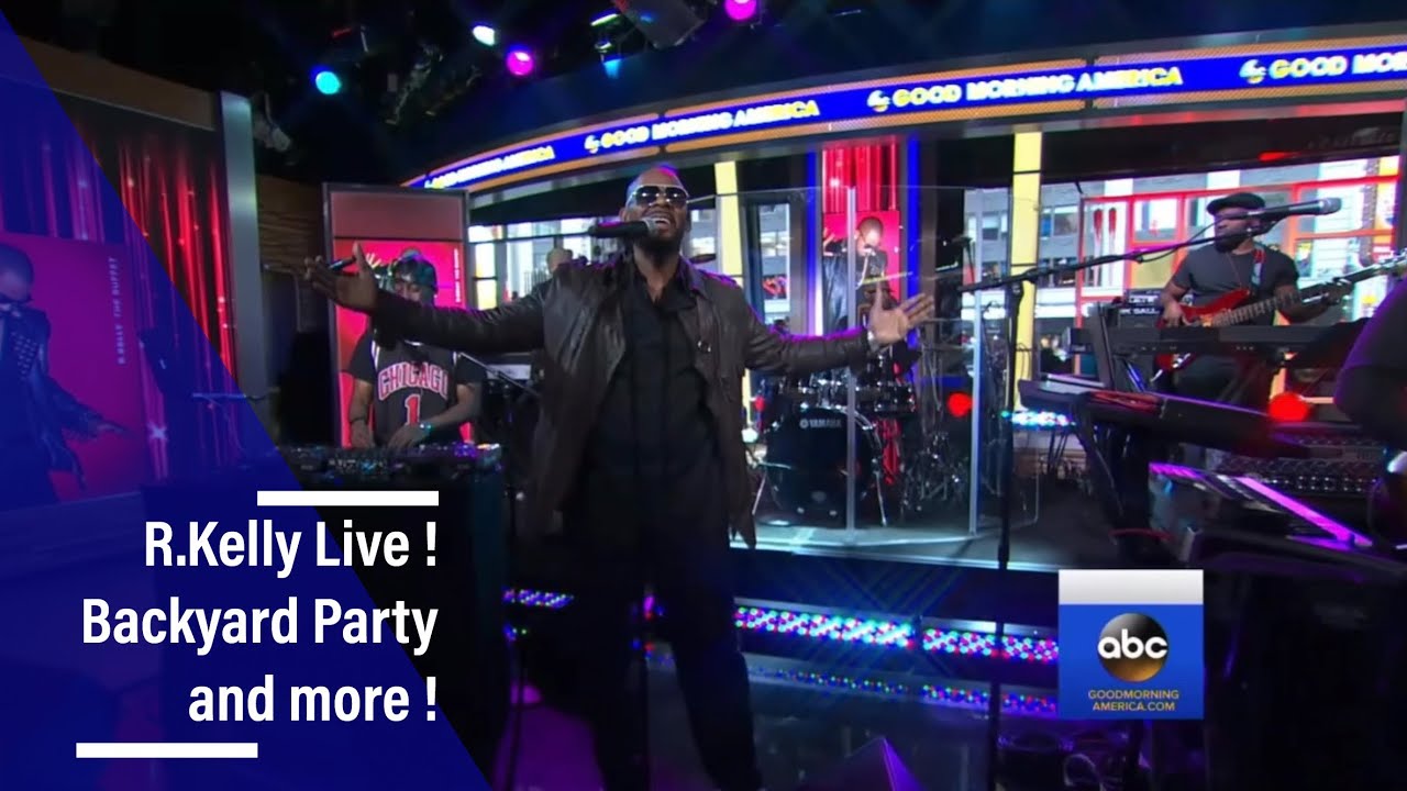 R.Kelly - Backyard Party, Ignition LIVE on Good Morning America 2015