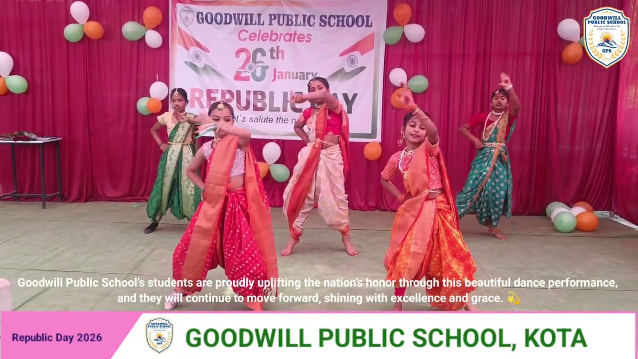 Goodwill Public School’s students are proudly uplifting the nation’s honor through this Dance ...
