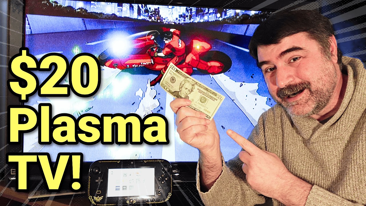Telewizory PLAZMOWE to takie WII U wśr&oacute;d wyświetlaczy retro (kupiłem sw&oacute;j za 20 dolar&oacute;w!)